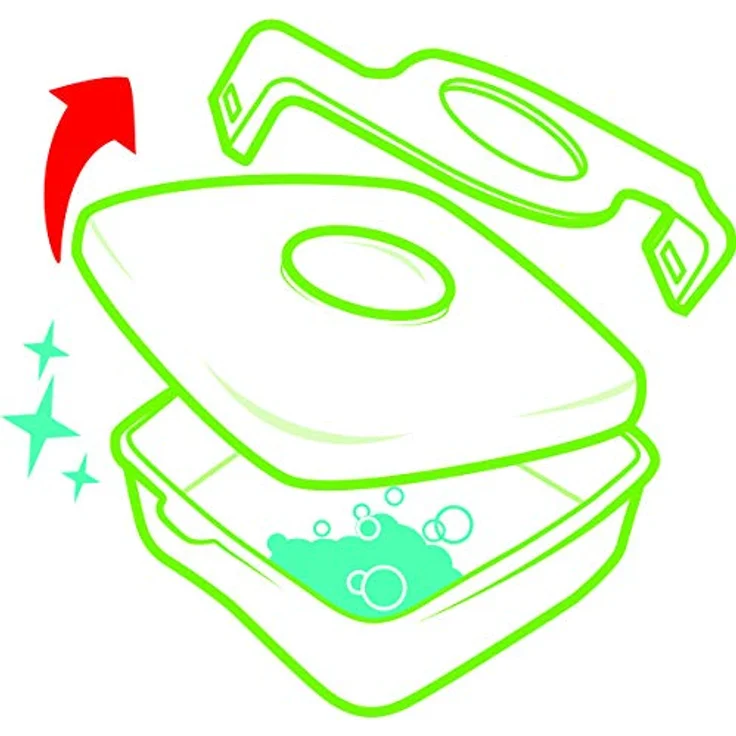 Maped PICNIK - Snack-Box, Snack-Dose, Brot-Box ORIGINS KIDS - rot – Bild 6