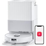 Roborock Qrevo Edge Saugroboter mit Wischfunktion, 18.500Pa Saugkraft, AdaptiLift™ Chassis, FlexiArm Design™, Dual Anti-Tangle-System, Hebarer Wischmopp, Sprachsteuerung „Hello Rocky“