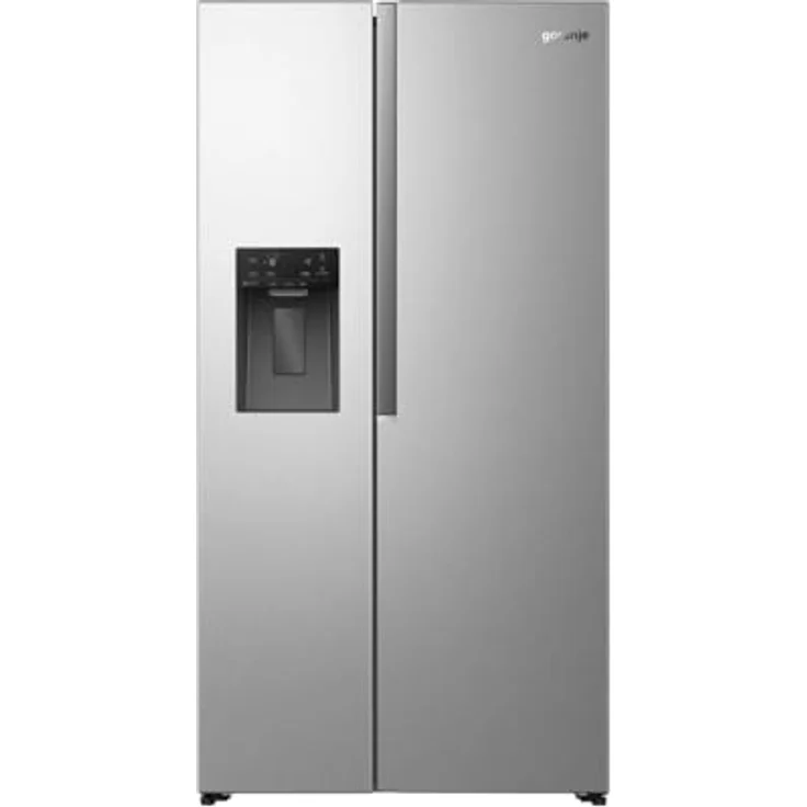 Gorenje NRS917E61X, freistehender Side-by-Side Kühlschrank, Edelstahl, 178.6 x 91.1 x 61.5 cm – Bild 1