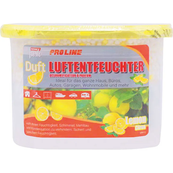 REINEX Duft Luftentfeuchter Proline, effektiver Feuchtigkeitsentferner mit frischem Duft