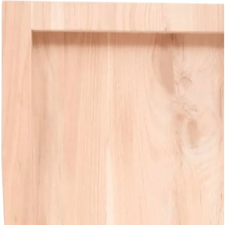 "vidaXL Schneidebrett Waschtischplatte 40x30x(2-4) cm Massivholz Unbehandelt, Eichenholz mit Naturkante" – Bild 6