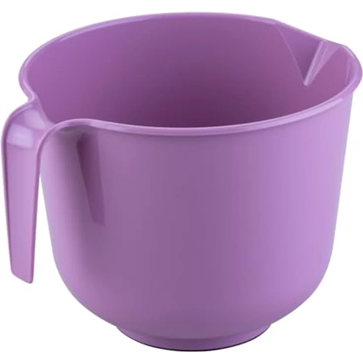Zenker Rührschüssel mit Griff 2,5 l, frostiges Rosa, Anti-Rutsch-Boden, spülmaschinenfest – Bild 3