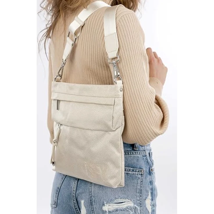SURI FREY Umhängetasche Crossover Bag - Ecru (beige), mit abnehmbarem Schulterriemen – Bild 4