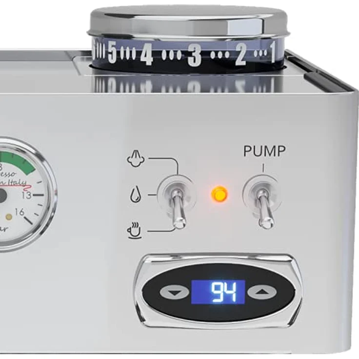 Lelit Anita PL042TEMD Espressomaschine Siebträgermaschine mit integrierter Kaffeemühle, PID-Temperaturregler – Bild 4