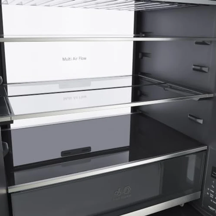 LG GBGW92GCEV, Kühl-Gefrierkombination mit 465 l, NoFrost, Fresh Zone Fach, Schwarz – Bild 26