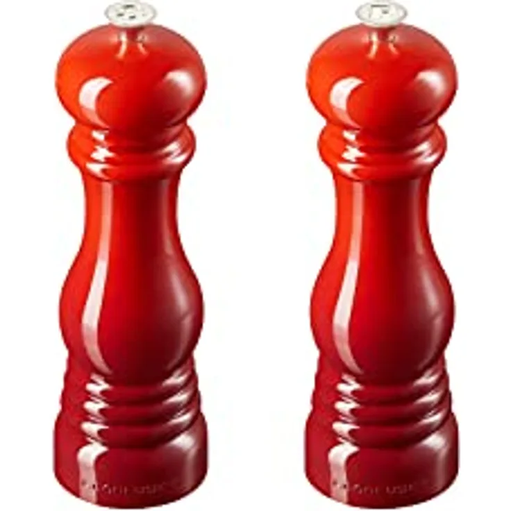 Le Creuset Mühlenset, Salz- und Pfeffermühle, Kirschrot, 96002100060000