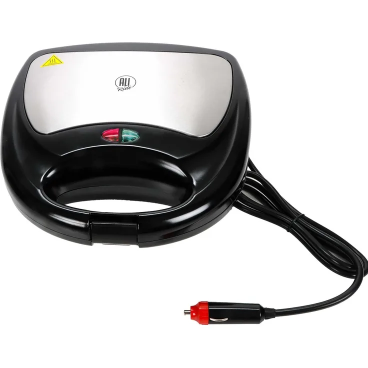 All Ride Sandwichmaker LKW, 240 W, 24 Volt, antihaftbeschichtete Grillflächen, isolierter Handgriff, gummierte Antirutsch-Füße