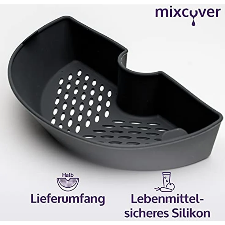 Mixcover Küchenmaschinen-Adapter mixcover Garraumteiler (HALB) für Bosch Cookit Dampfgarraum – Bild 8