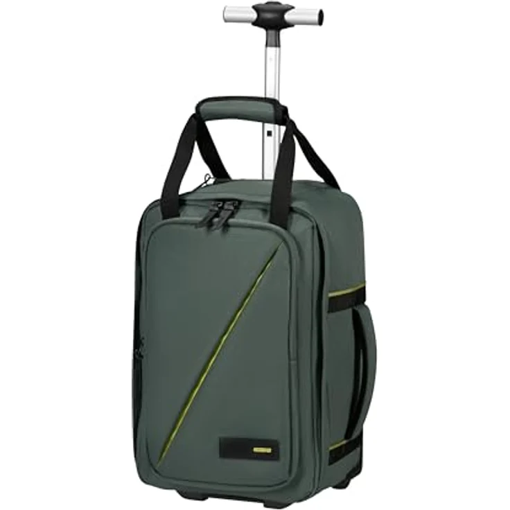 American Tourister Take2Cabin, Ryanair Handgepäcktasche unter dem Sitz, 40 x 25 x 20 cm, 20 L, grün (Dark Forest) mit Rucksackfunktion und effizienten Organisationsmöglichkeiten – Bild 1