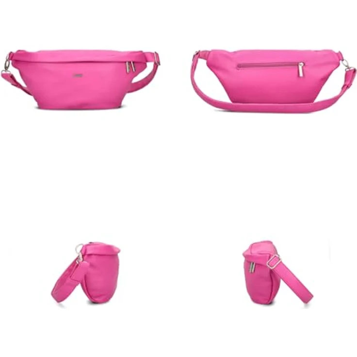 Zwei Mademoiselle.M Umhängetasche, 40 cm, pink, aus 100% Polyurethan – Bild 3
