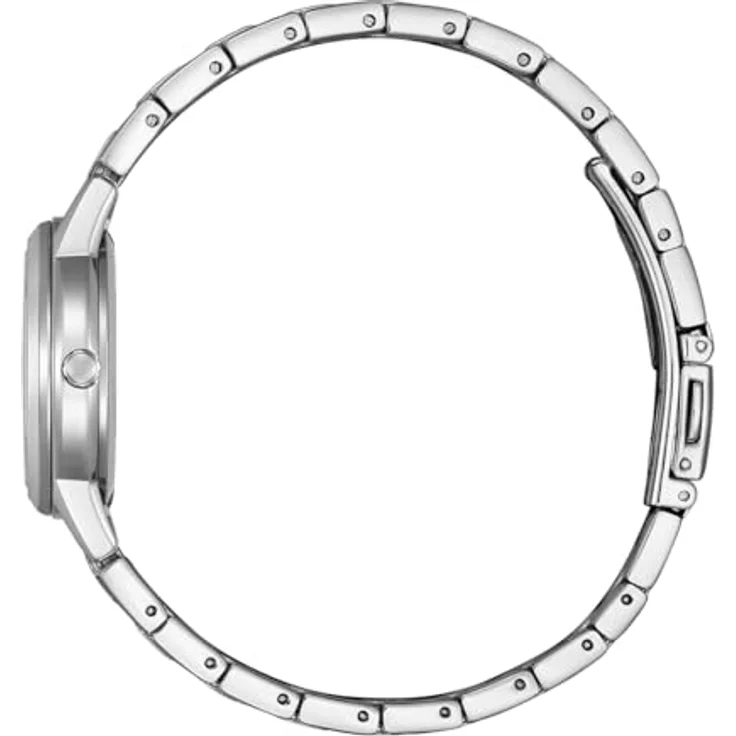 Citizen Damenuhr Eco-Drive Solar mit Edelstahl Gliederband Silberfarben/Hellblau FE1241-71L – Bild 3