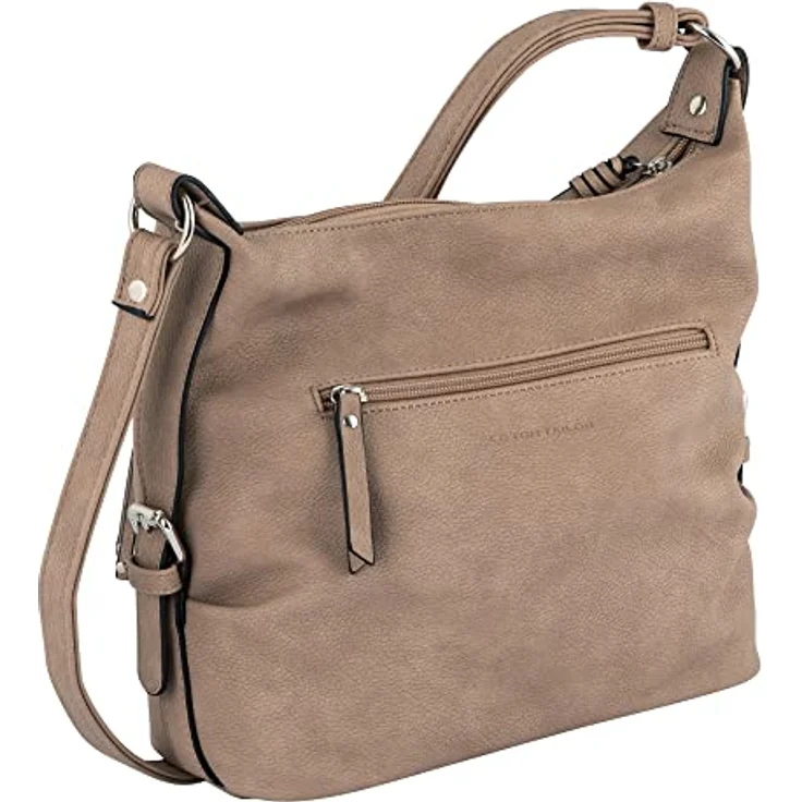 TOM TAILOR Umhängetasche CAIA Cross bag M, Nubuklederimitat, 7 Fächer, verstellbarer Schulterriemen – Bild 3