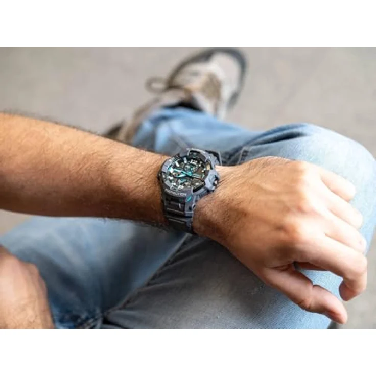 Casio G-Shock Gravity Master, 55 mm Armbanduhr für Herren mit robustem Design und Höhensensor – Bild 7