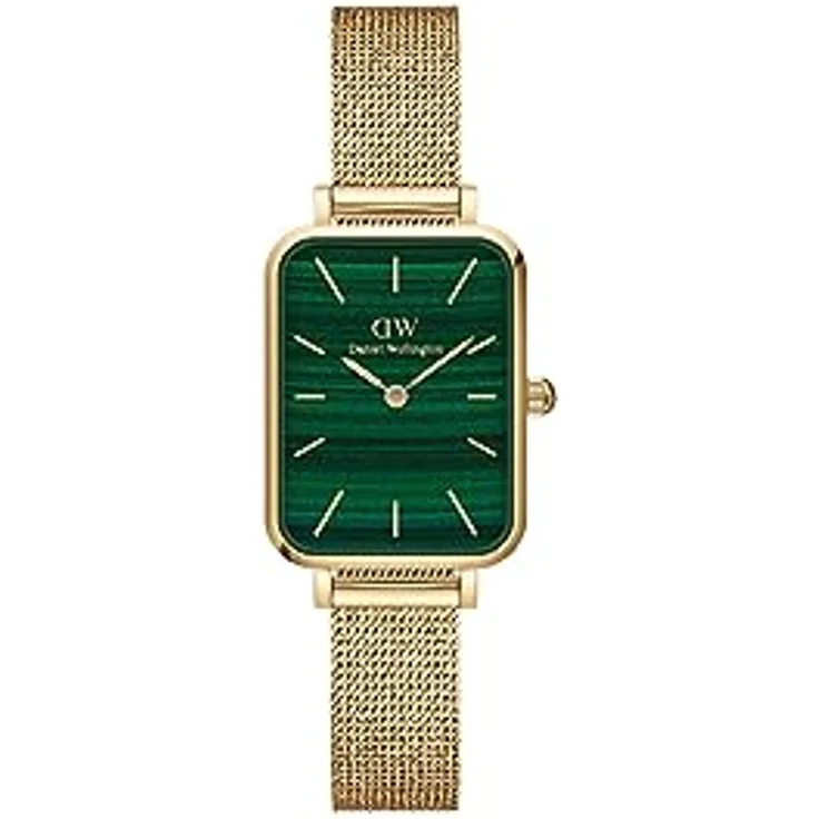 Daniel Wellington Quadro Uhr 20x26mm Double Plated Stainless Steel (316L) Gold, Japanisches Quarzwerk, bis 3ATM