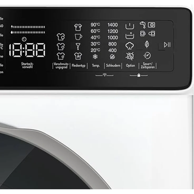 MOCTOR WM9009AW Waschmaschine Serie 9, 9kg, Aquastop, Microfaserfilter, WIFI Funktion, Weiß – Bild 4