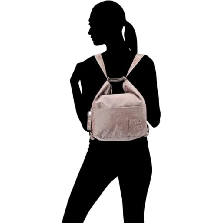 Mandarina Duck MD20 Schultertasche, 30 cm, grau, 100% Polyester, praktische Umhängetasche – Bild 4