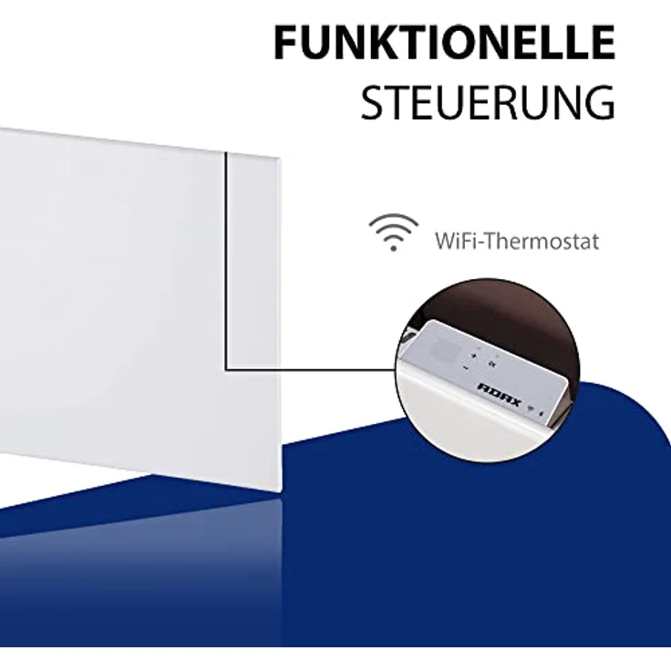 Adax Neo H - Intelligente Wifi Wandkonvektor | Heizkörper Elektrisch | Smartphone-Steuerung | Elektroheizung Energiesparend | Höhe 330mm | Heizung Elektrisch | 400W | KWT Weiß | IP24C, Class II – Bild 3