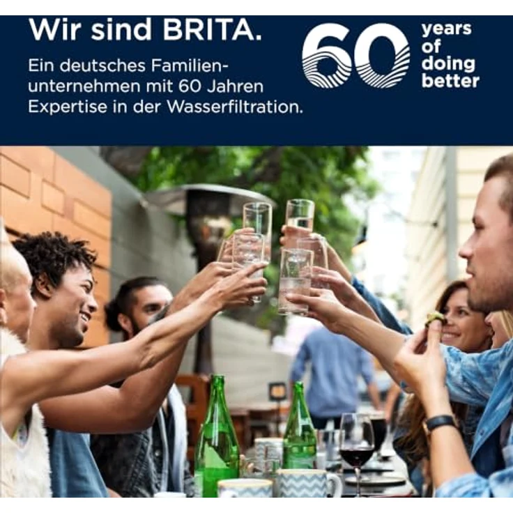 BRITA Wasserfilter-XXL-Tank MAXTRA Flow, transparent inklusive 4x Pure Performance Kartuschen – Bild 8