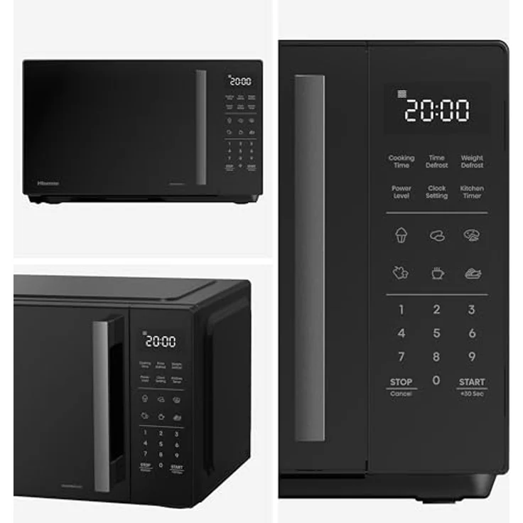 Hisense Mikrowelle H23MOBS4HI, Mikrowelle, 23 l, Schwarz, INVERTER-Technologie, 900 W, 10 Leistungsstufen – Bild 15