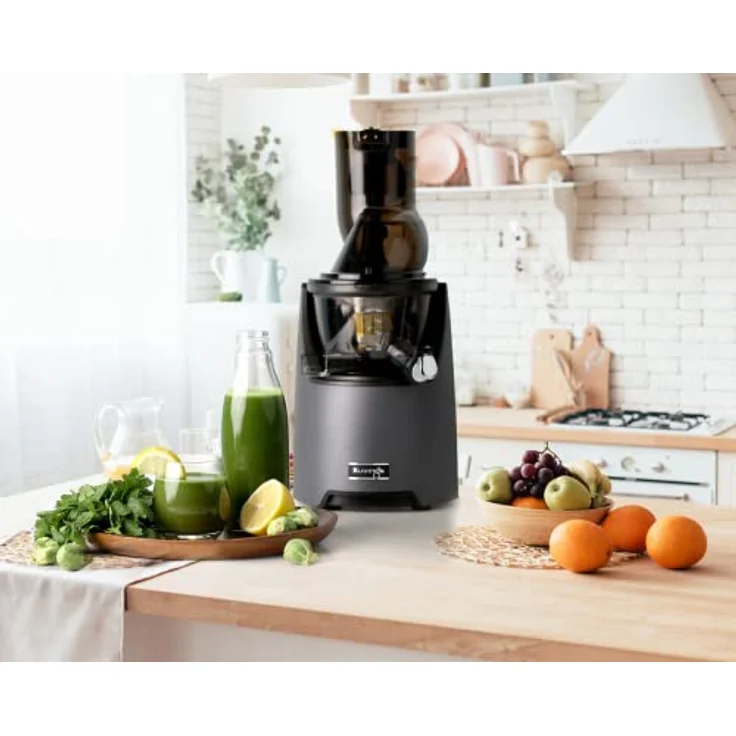 Kuvings EVO820 Slow Juicer, Entsafter, 240W, 0,4L, grau, schwarz – Bild 4