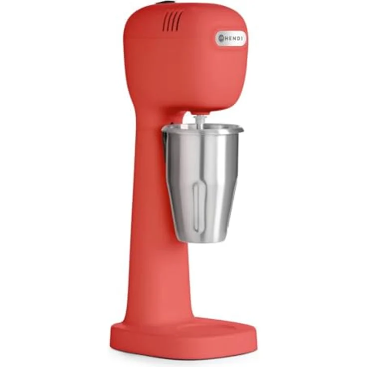 Hendi Milchshake-Mixer - Design by Bronwasser Standmixer, 400 Watt, Kunststoff, rot – Bild 7