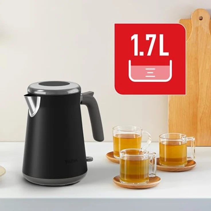 Tefal KI6668E0 Collection Wasserkocher 1,7 Liter mit Edelstahlgehäuse, regelbarer Temperatur und abnehmbarem Anti-Kalk-Filter – Bild 3