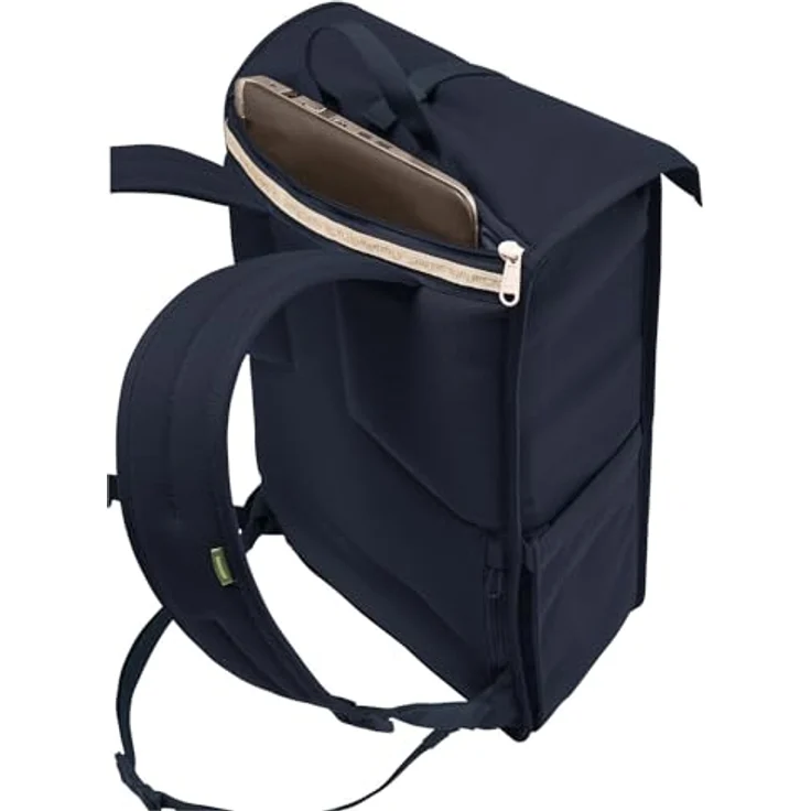 VAUDE Coreway Rolltop 20, Freizeitrucksack mit 15,6 Zoll Laptopfach, gepolsterten Schulterriemen, Farbe eclipse – Bild 7