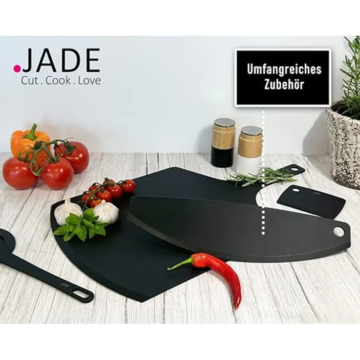 JADE Pizza Gourmet Pizzaschaufel, laminiertes Holz, hitzebeständig bis 176°C, umweltfreundlich, 60 x 35 x 0,4 cm, braun – Bild 4