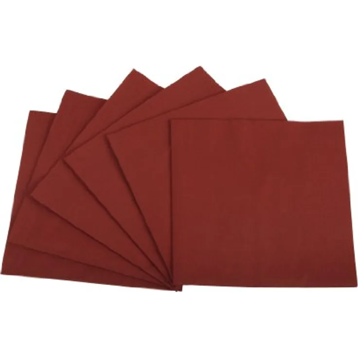 Funny Zelltuchservietten | 40 x 40 cm, 1/4 Falz, 3-lagig, bordeaux |4er Pack (4 x 250 Stück)