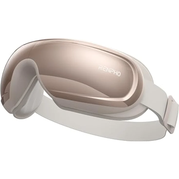 RENPHO Eyeris 3 G010V, Gesichtsmassagegerät mit 3 Akkupressur-Modi, Wärme- und Vibrationsfunktion, inkl. kühlbarer Gel-Maske, ergonomisches Design – Bild 2