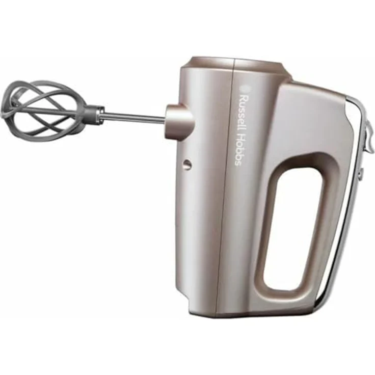 Russell Hobbs Handmixer Swirl Quartz, 4 Geschwindigkeitsstufen plus Turbofunktion, 2 Helix-Rührbesen aus glasfaserverstärktem Nylon, 2 Knethaken, Handrührgerät inkl. Aufbewahrungsbox 25892-56 – Bild 2