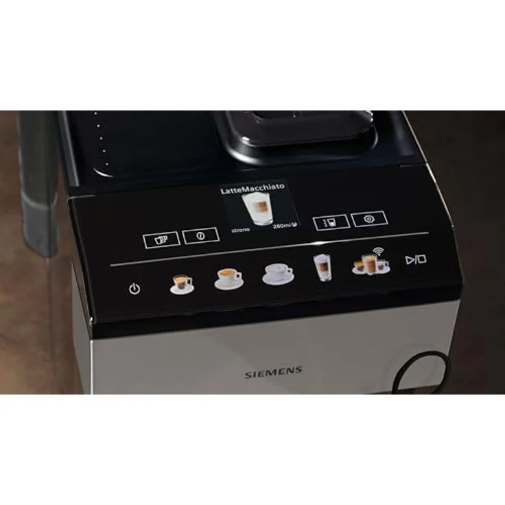 Siemens EQ500, vollautomatische Kaffeemaschine mit Home Connect, AromaDouble Shot, oneTouch DoubleCup, Edelstahl/schwarz – Bild 4