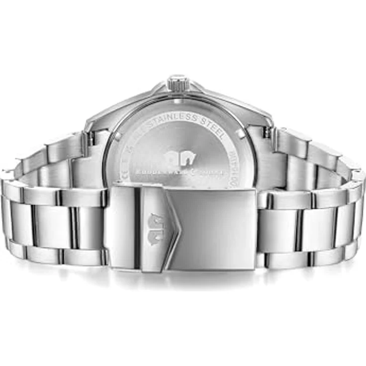 Rhodenwald & Söhne Damen Uhr 10010409, analoges Quarzwerk mit Edelstahl Gliederarmband, silber, wasserdicht bis 10 ATM – Bild 4