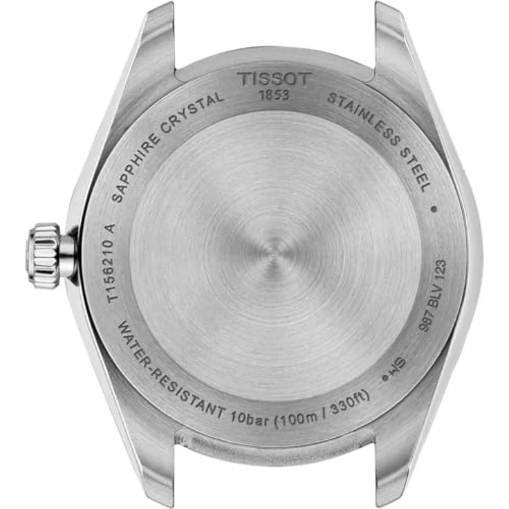 Tissot Klassische Uhr T1562102203100, Quarzwerk, Edelstahlgehäuse mit gelbgoldener PVD-Beschichtung, 34 mm, Edelstahlarmband, wasserdicht bis 10 bar – Bild 3