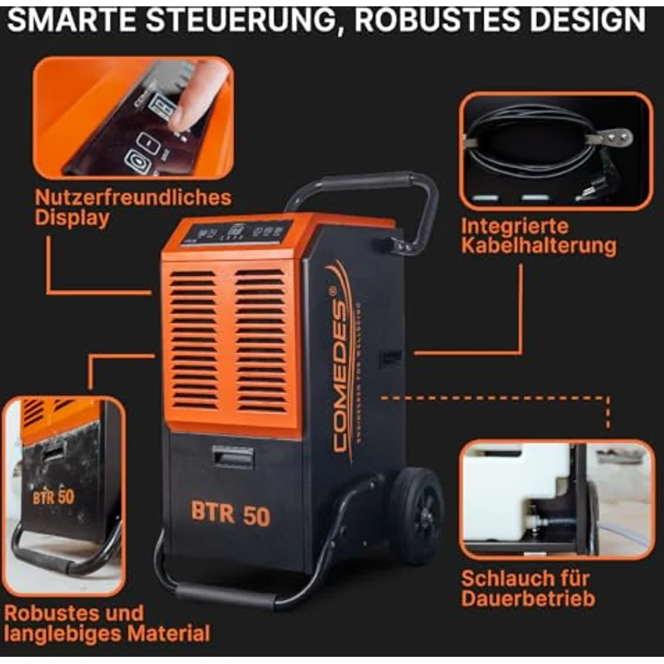 Luftentfeuchter Comedes BTR 50, 51 Liter/Tag - Preisvergleich – Bild 4