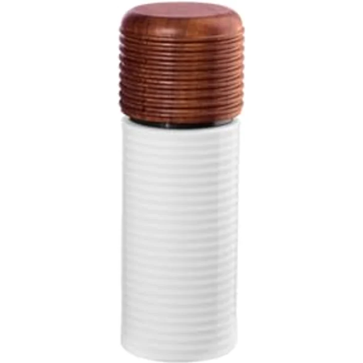ASA SELECTION Salzmühle kitchen'art Pfeffer-/ Salzmühle weiß 15 cm, Hochwertiges Porzellan, modernes Design, einfache Dosierung – Bild 1