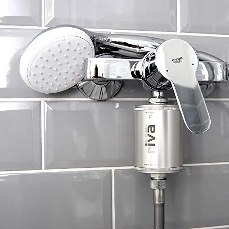 Riva rivaALVA Skin & Hair Duschfilter, Kartuschengehäuse aus nachwachsenden Rohstoffen, für reines Duschvergnügen – Bild 7
