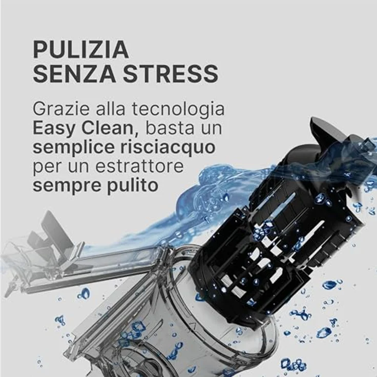 HUROM H70 Easy Clean Slow Entsafter | Hohe Kapazität | Kaltgepresster Entsafter | Einfache Reinigung | Natürliche Säfte | Leiser Betrieb | Schwarz – Bild 3