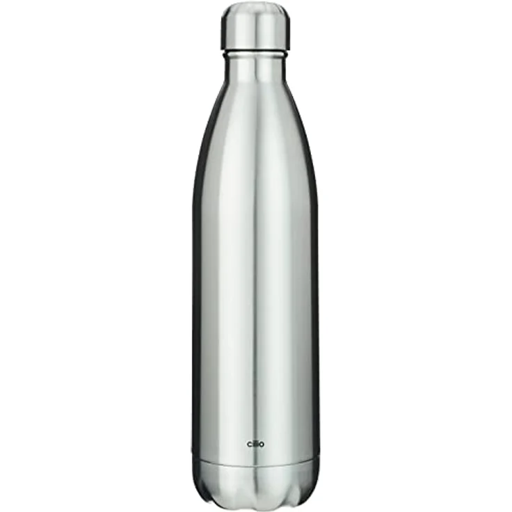 Cilio ELEGANTE Isolierflasche, Edelstahl, Silber, One Size – Bild 2