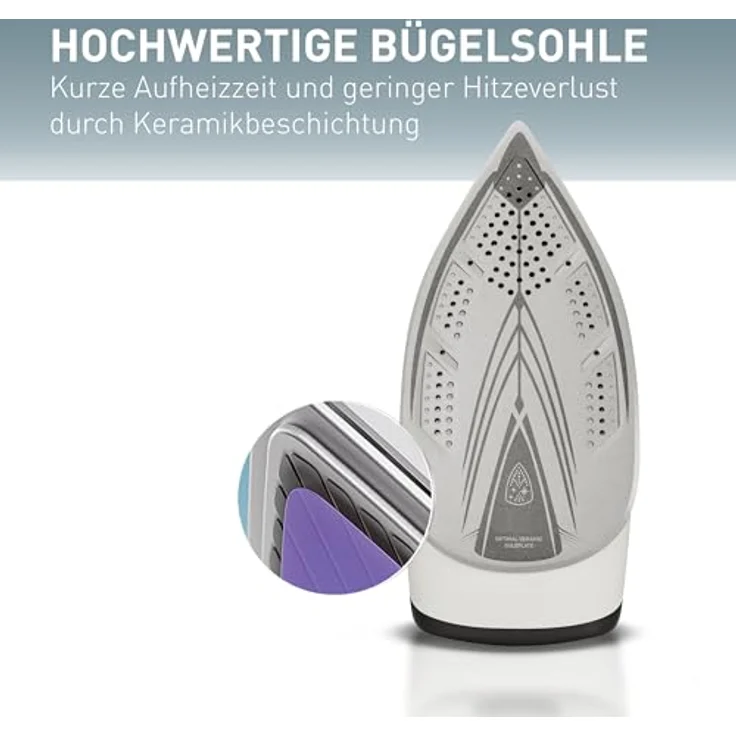 Heinrich´s Dampfbügeleisen HDS 8722, 3200W, 250g/min Dampfstoß, 5,5 Bar, 1,5L Wassertank, 3 Funktionen, Display – Bild 7