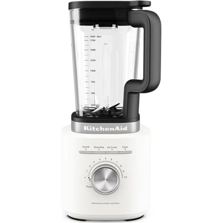 KitchenAid 5KSB2071 Pure Power Standmixer, 1,85 L, leistungsstarke Klingen, belüfteter Deckel, Reinigungszyklus – Bild 1