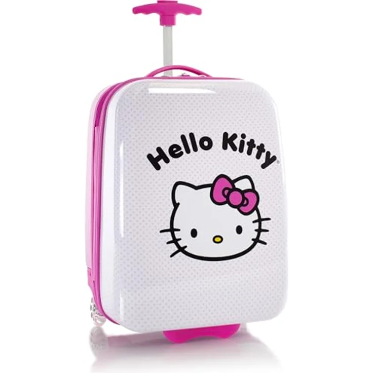 Heys Kinderkoffer Hello Kitty, 46 cm, rosa, 2 Rollen, Kindertrolley mit Hartschalenoberfläche und innerer Organisation – Bild 1