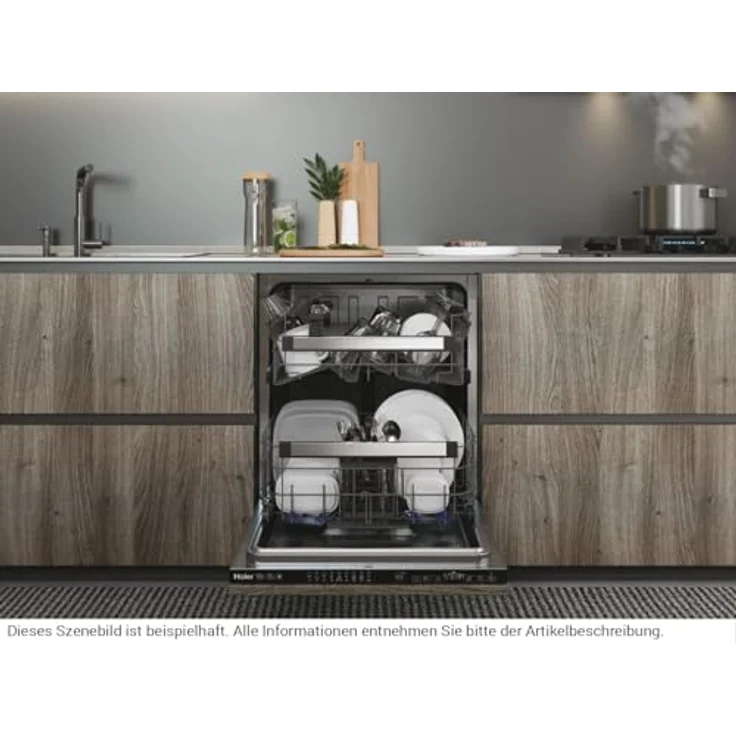 Haier XI 6C3D0FB, Geschirrspüler, C, Geräuschemissionsklasse B, Geräuschemissionen 43 Dezibel – Bild 4