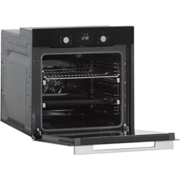 Respekta autarker Glas- Einbaubackofen AB700 mit LED-Timer + Glaskeramikkochfeld, Energieeffizienzklasse A, 80 Liter Garraum, 8 Beheizungsarten, versenkbare Knebel, blau – Bild 4
