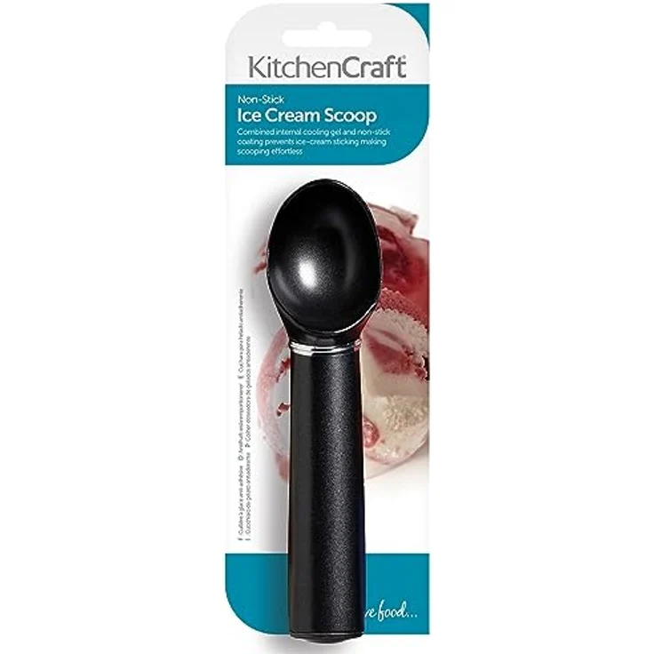 KitchenCraft Gefrierbeständiger Eisportionierer mit Antihaftbeschichtung, Aluminium, 18 cm – Bild 3
