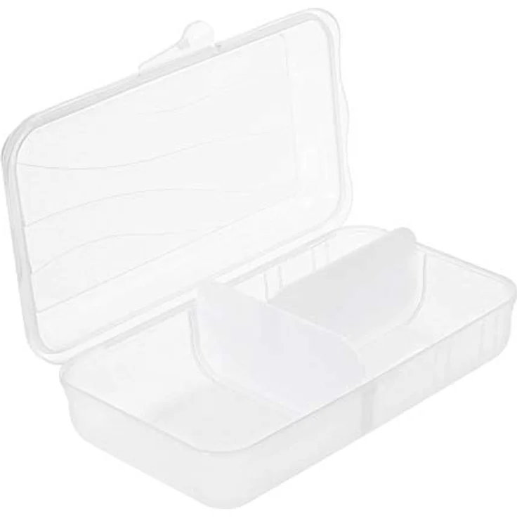 Rotho Fun Vesperdose mit 2 herausnehmbaren Trennwänden, Kunststoff (BPA -frei), transparent, Gr. L - 1.7 Liter (24,5 x 14,5 x 6,5 cm) – Bild 4