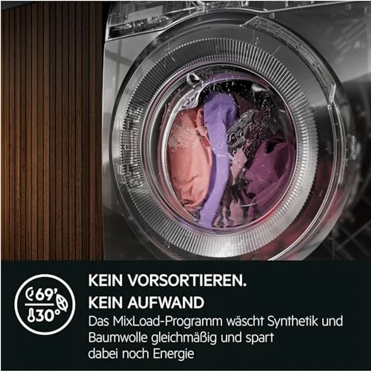 AEG 7000 ProSteam® Waschmaschine LR7EW75610 – 11 kg, UniversalDose, WiFi, Dampfprogramm, entfernt Gerüche & Falten in 25 Min. – Bild 9