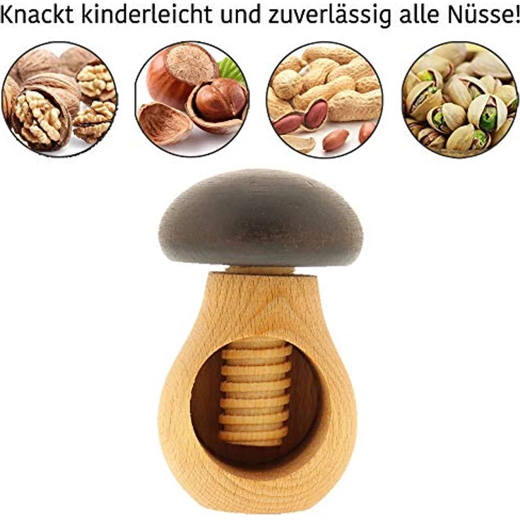 Nussknacker Pilz, mit Schraubgewinde – Bild 5