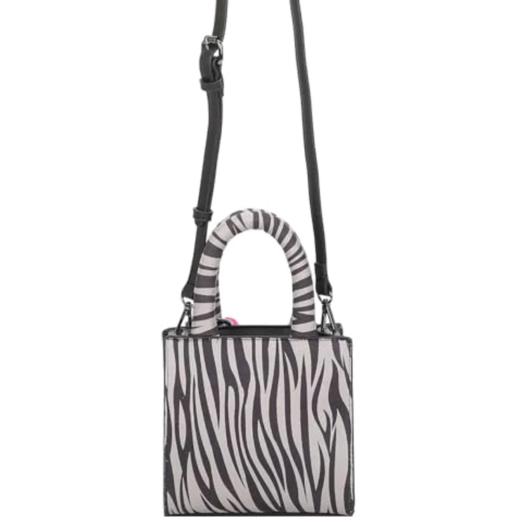 Buffalo Boxy30 Mini Bag Handtasche, 17.5 cm, 100% Polyester, weiss – Bild 6