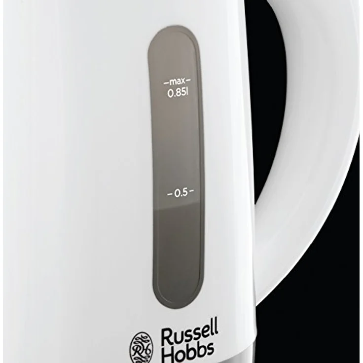 Russell Hobbs Travel Wasserkocher, 0,85l, 1000W, weltweite Spannungsanpassung, inkl. 2 Tassen & 2 Teelöffel, optimierte Ausgusstülle, kompakter kleiner Reisewasserkocher, mini Teekocher 23840-70 – Bild 5